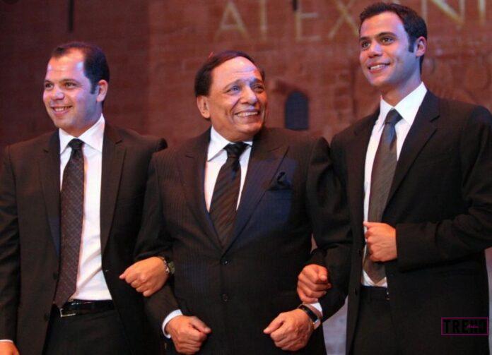 عادل إمام وولديه