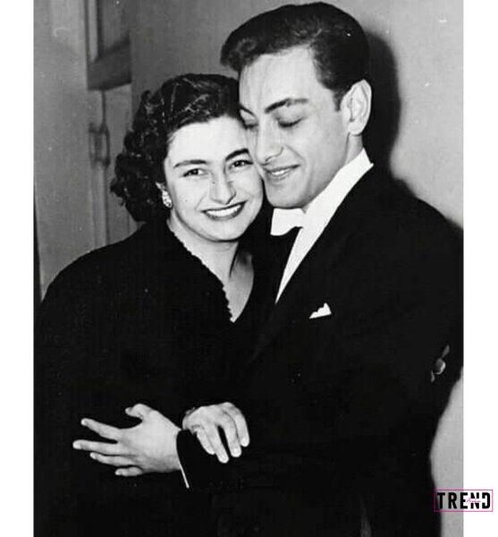 جميل راتب وزوجته الفرنسية